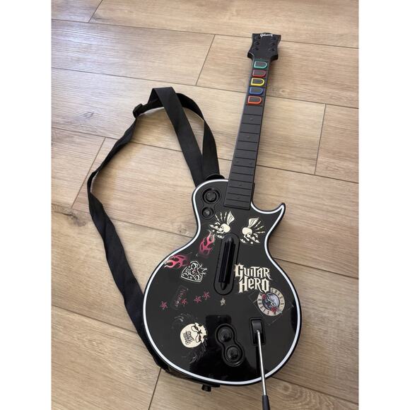 Guitar Hero Les Paul Gibson Wireless PS3 Sony Playstation 3 No Dongle 95121.805 - Picture 2 of 8